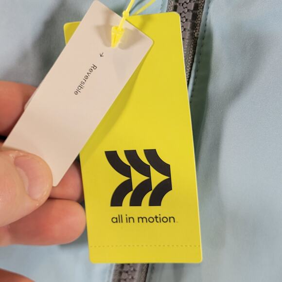 All In Motion Kids Puffer Vest, Reversible, Blue/Silver, Size XL, NWT - Picture 4 of 6